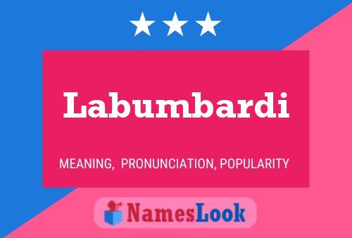 Póster del nombre Labumbardi