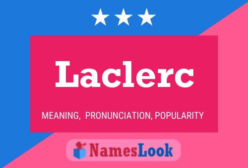 Póster del nombre Laclerc