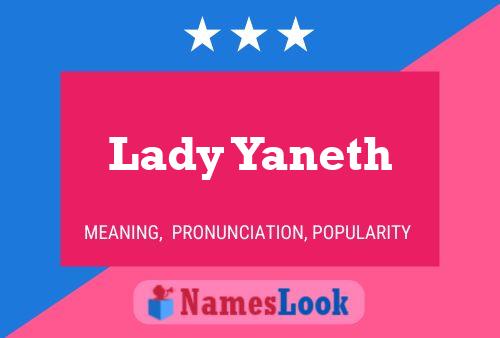 Póster del nombre Lady Yaneth