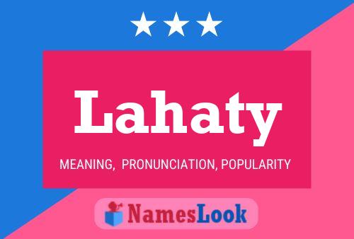 Póster del nombre Lahaty