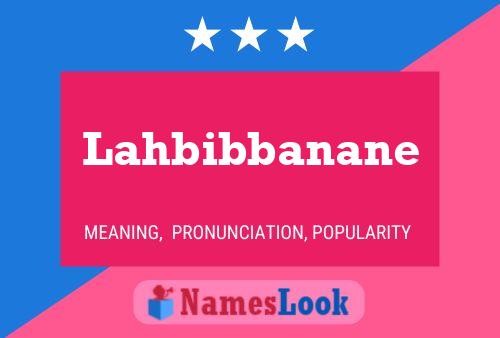 Póster del nombre Lahbibbanane