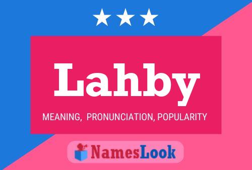 Póster del nombre Lahby