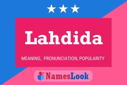 Póster del nombre Lahdida