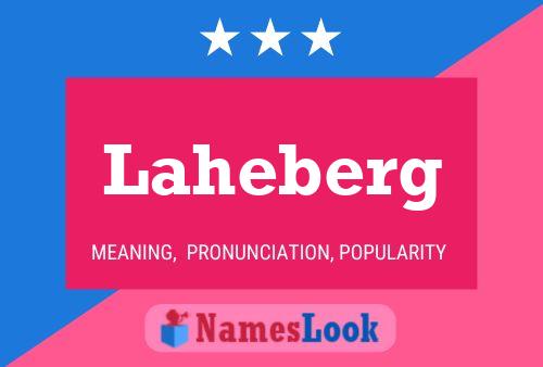 Póster del nombre Laheberg