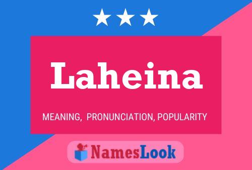 Póster del nombre Laheina