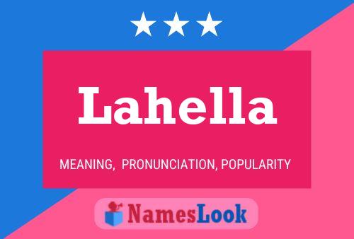 Póster del nombre Lahella