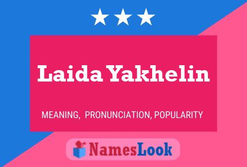 Póster del nombre Laida Yakhelin