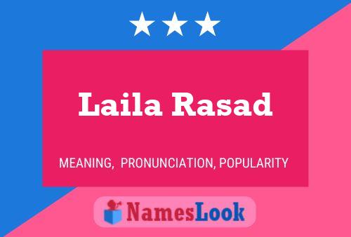 Póster del nombre Laila Rasad