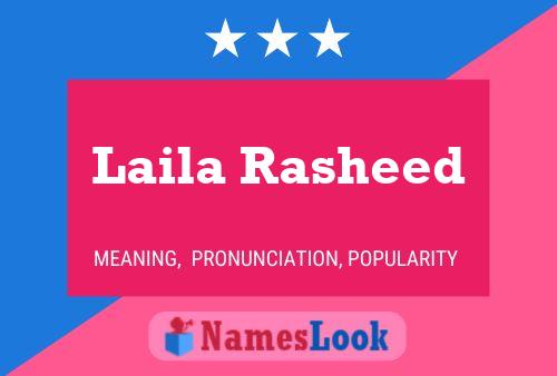 Póster del nombre Laila Rasheed