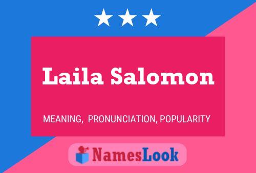 Póster del nombre Laila Salomon