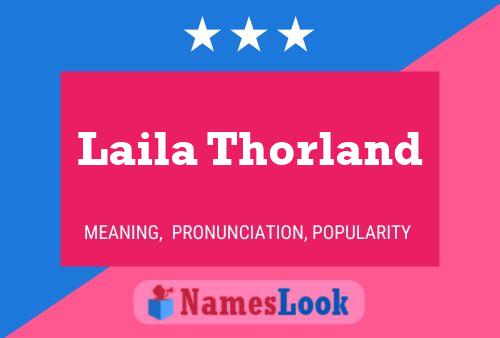 Póster del nombre Laila Thorland