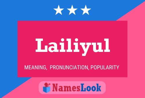 Póster del nombre Lailiyul