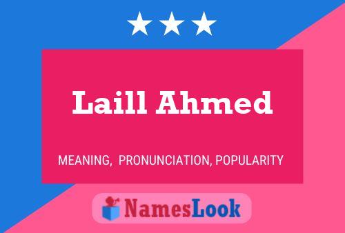 Póster del nombre Laill Ahmed