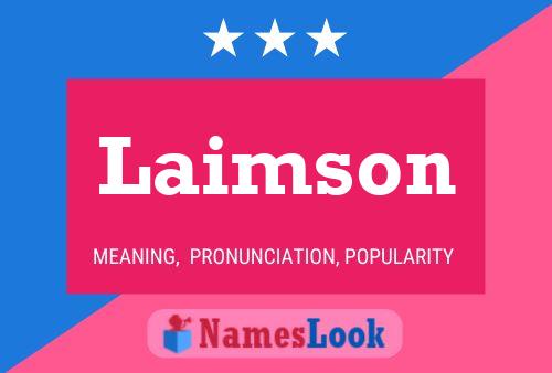 Póster del nombre Laimson