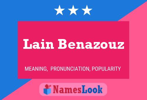 Póster del nombre Lain Benazouz