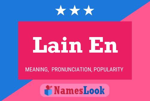 Póster del nombre Lain En