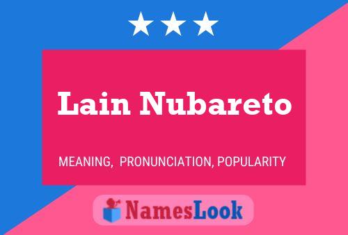 Póster del nombre Lain Nubareto