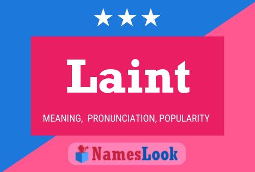 Póster del nombre Laint