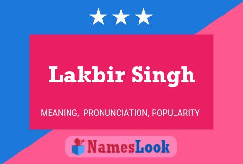 Póster del nombre Lakbir Singh