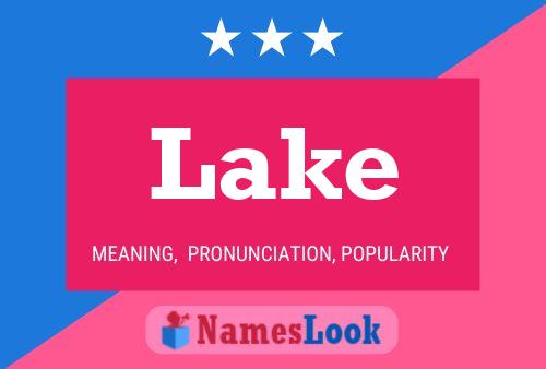 Póster del nombre Lake