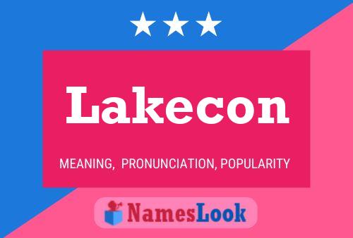 Póster del nombre Lakecon