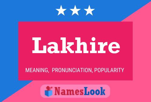 Póster del nombre Lakhire