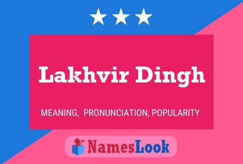 Póster del nombre Lakhvir Dingh