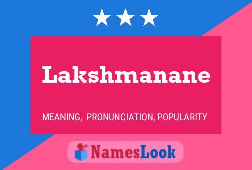 Póster del nombre Lakshmanane