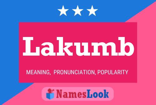 Póster del nombre Lakumb