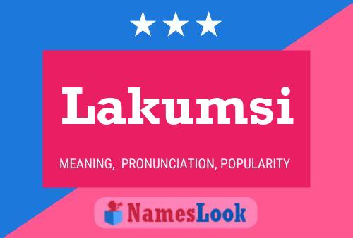 Póster del nombre Lakumsi