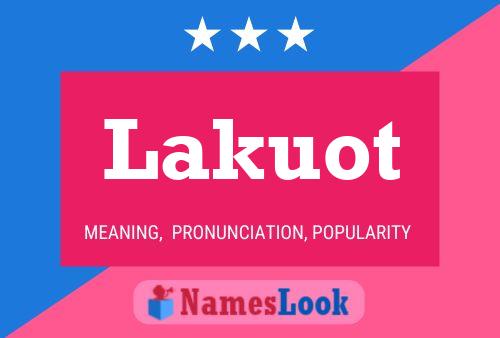 Póster del nombre Lakuot