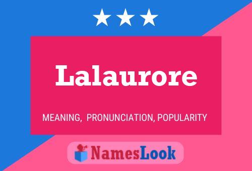 Póster del nombre Lalaurore