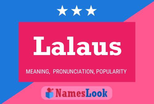 Póster del nombre Lalaus