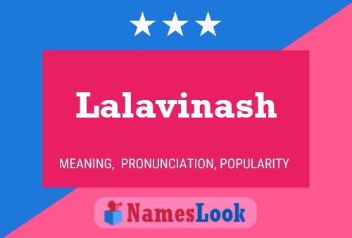 Póster del nombre Lalavinash