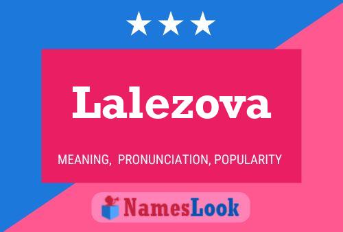 Póster del nombre Lalezova