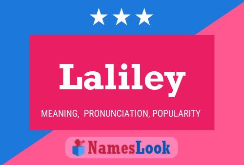 Póster del nombre Laliley