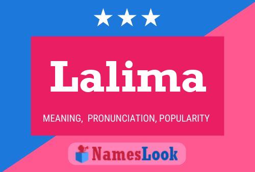 Póster del nombre Lalima