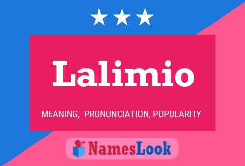 Póster del nombre Lalimio