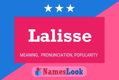 Póster del nombre Lalisse