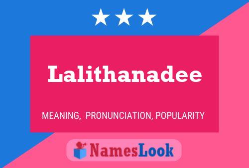 Póster del nombre Lalithanadee