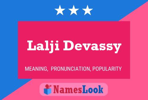 Póster del nombre Lalji Devassy