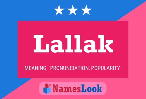 Póster del nombre Lallak