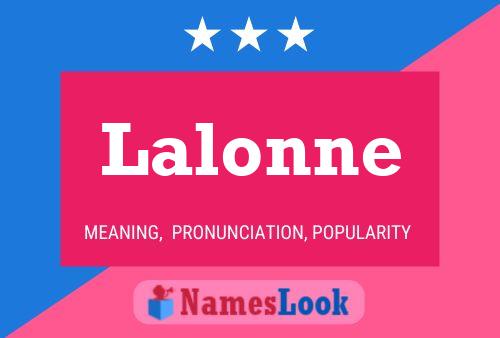 Póster del nombre Lalonne