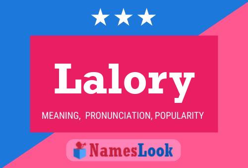 Póster del nombre Lalory