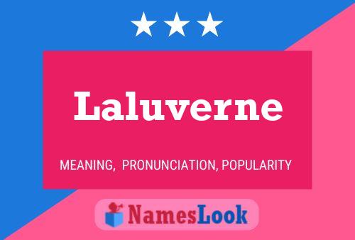 Póster del nombre Laluverne