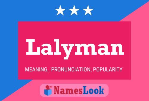 Póster del nombre Lalyman