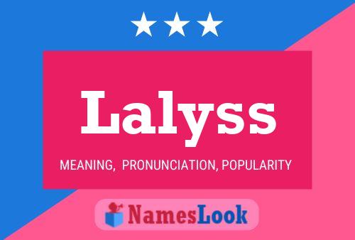 Póster del nombre Lalyss