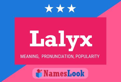 Póster del nombre Lalyx