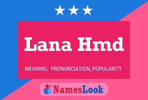 Póster del nombre Lana Hmd