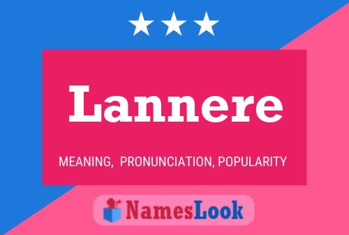 Póster del nombre Lannere